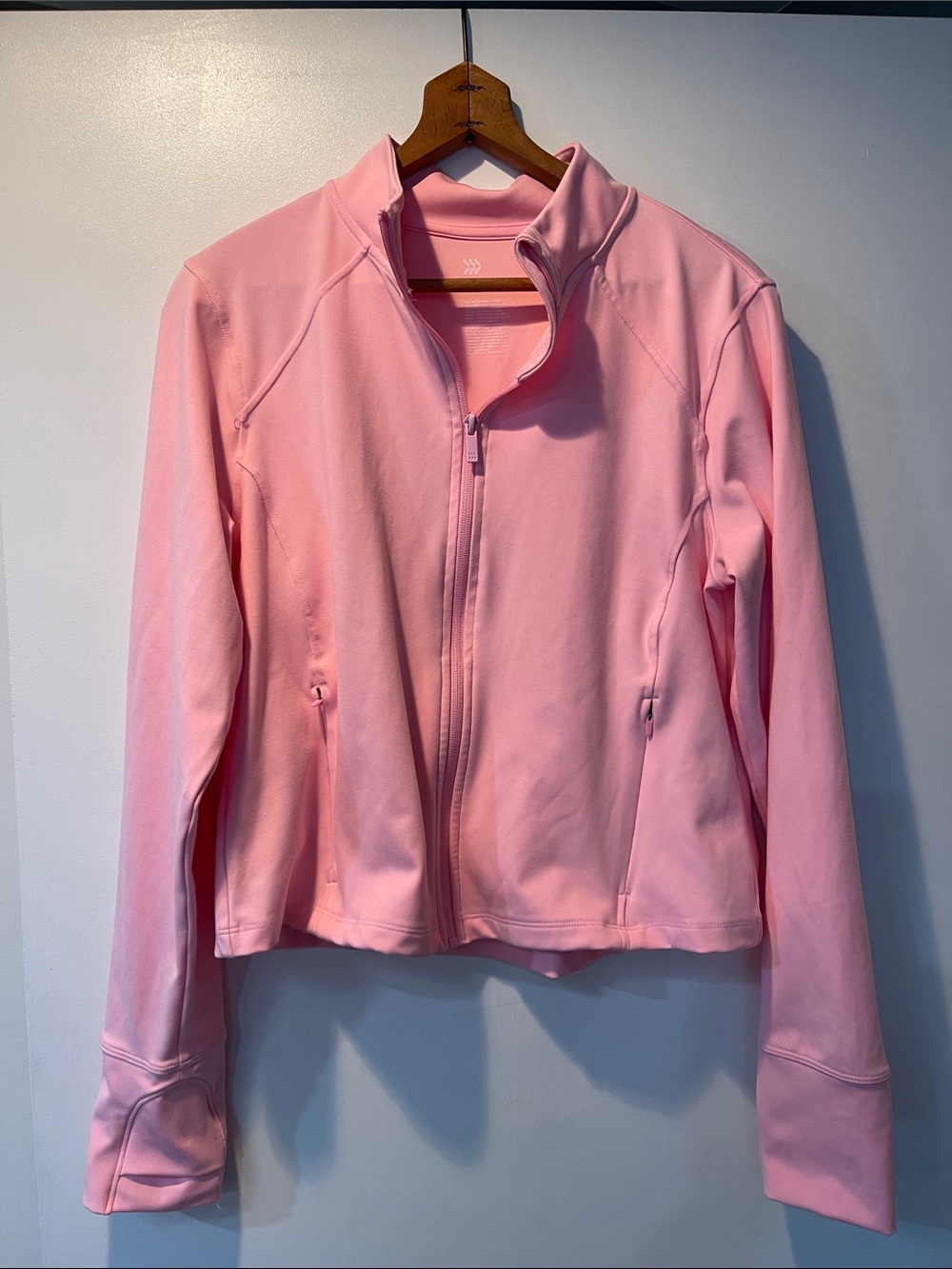 all in motion Pink Full-Zip Utility Jacket